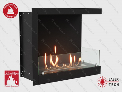 Встроенный биокамин Lux Fire Угловой 755 М (правый угол) 