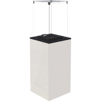 ГАЗОВЫЙ НАГРЕВАТЕЛЬ PATIO MINI/M/G31/37MBAR/B - белое стекло, с ручным управлением