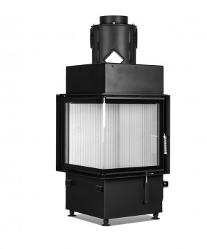 Каминная топка Hoxter ECKA 51/51/51L Левосторонняя с стальным теплообменником 
