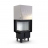 Топка DEFRO HOME INTRA XSM BL MINI G, 8 кВт, 519/478/430мм, угловое стекло слева, гильотина