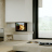Топка DEFRO HOME INTRA XSM BL MINI G, 8 кВт, 519/478/430мм, угловое стекло слева, гильотина
