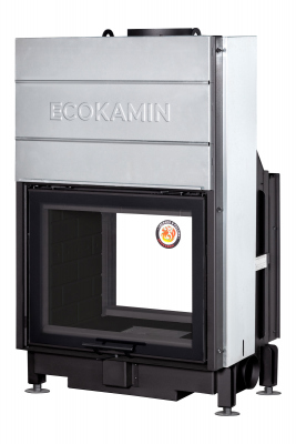 Каминная топка Экокамин ВЕГА 800 TB туннельная черный шамот 