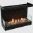 Встроенный биокамин Lux Fire Фронтальный 640 S