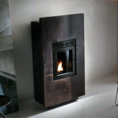 Печь Palazzetti Ductable Ecofire Diamante in Corten 